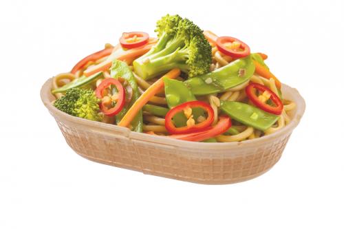 Preview: Waffel Schale oval 250ml 15,5 x 10,0 x 3,7 cm